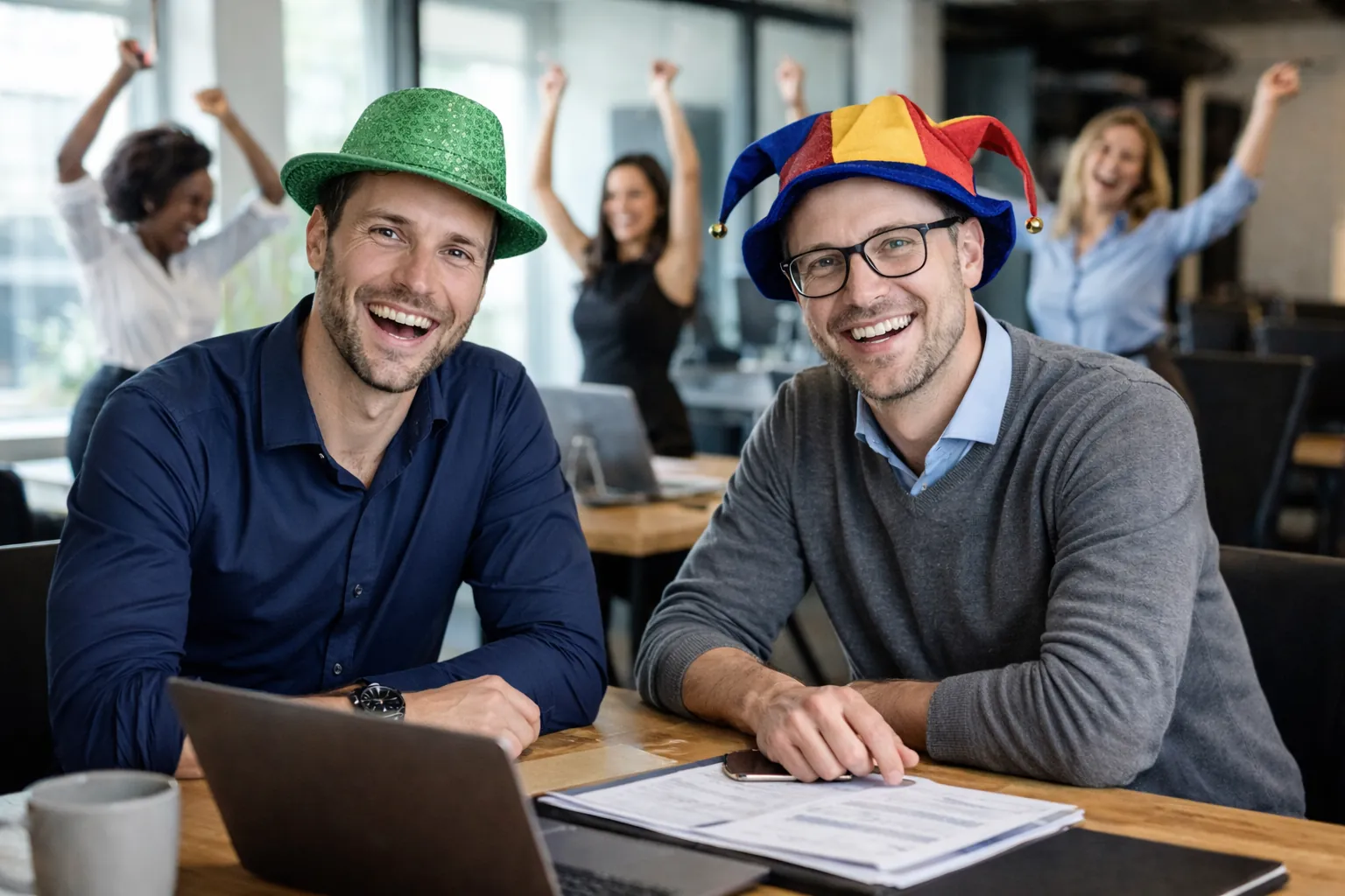 Team bei der Analyse von Cloud-Infrastruktur